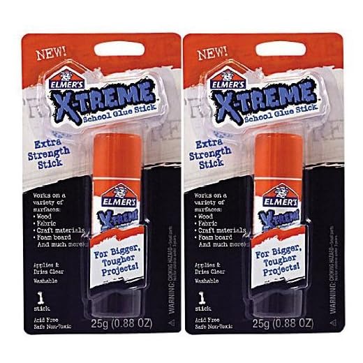 Elmer's Extra Strength Glue Stick, 2 pk (package may vary)
