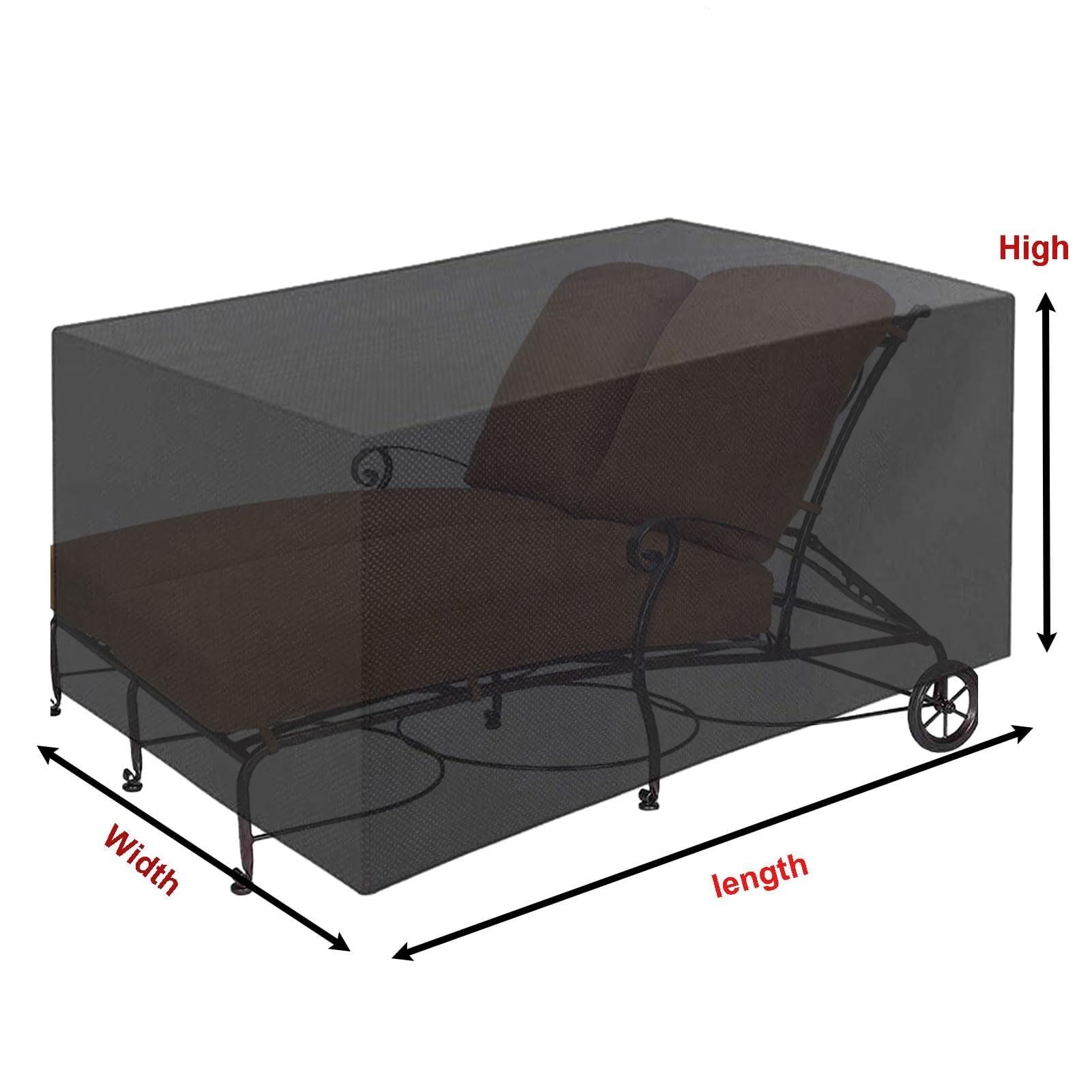 Copertura Tavolo Esterno Impermeabile- Telo Copritavolo Da Esterno Tessuto 190x140x90cm 420d Oxford Copertura Mobili Da Giardino Anti-Uv Antivento Rettangolare Copritavolo Rettangolare Da Esterno