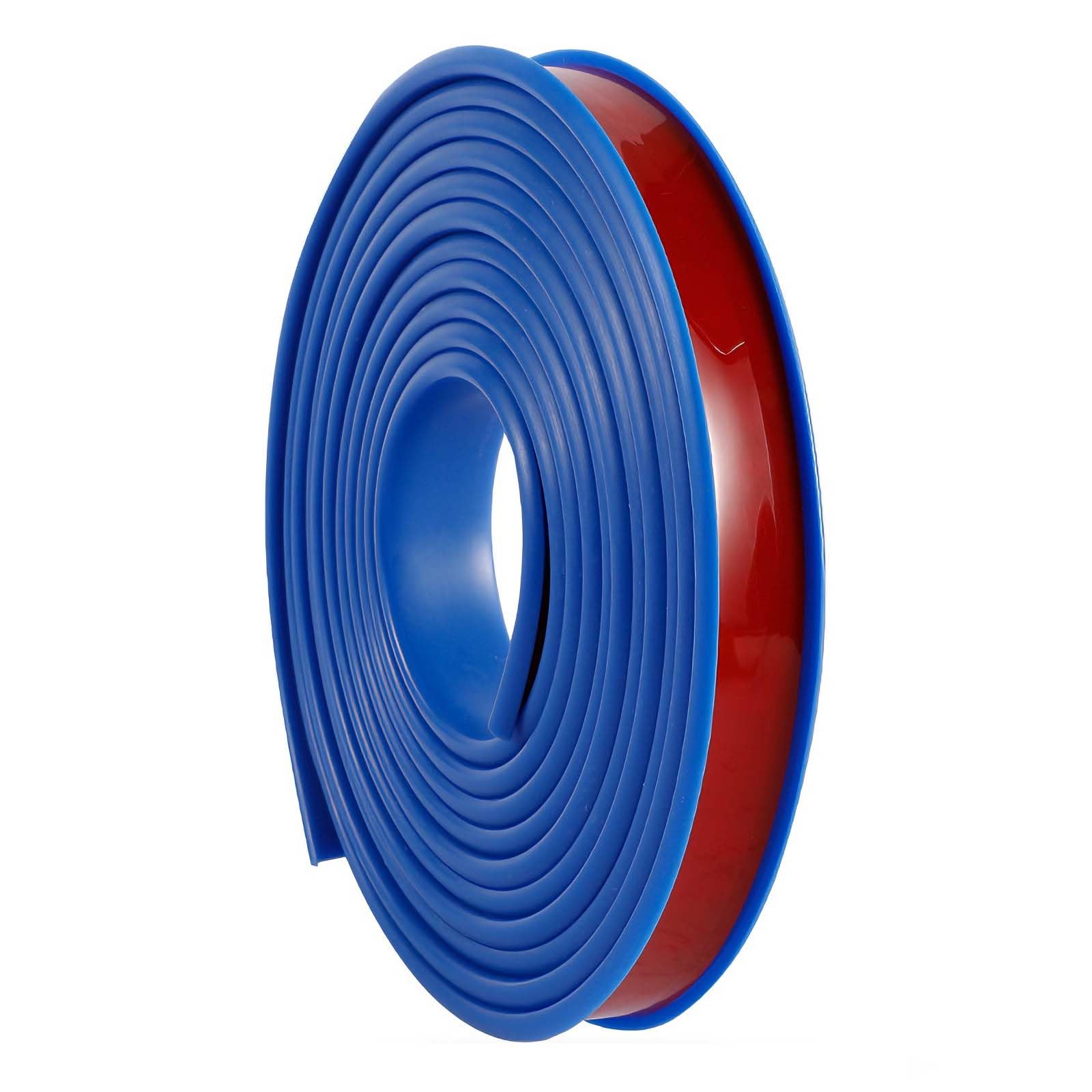 U-Shape Flexible Furniture Edge Banding, 10m U-Shape Flexible Self-Adhesive TPE Edge Banding Wood Waterproof(Blue,Inner Width 32mm)
