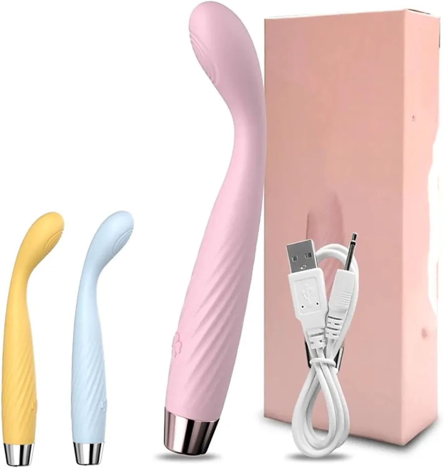 BKN Rechargeable Body Massager – 10 Speed Modes, Flexible Neck, Quiet Motor, Body-Safe Silicone, Travel-Friendly Design | Pain Relief