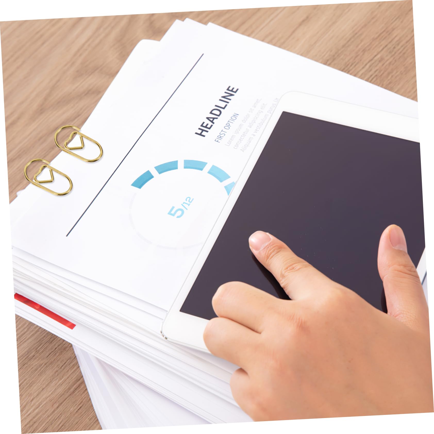 STOBOK 1200stücke Herzförmige Büroklammern Teiliges Und Roségold Dekorative Clips Für Notizen Lesezeichen Und Scrapbooking Für Büro Und Schule