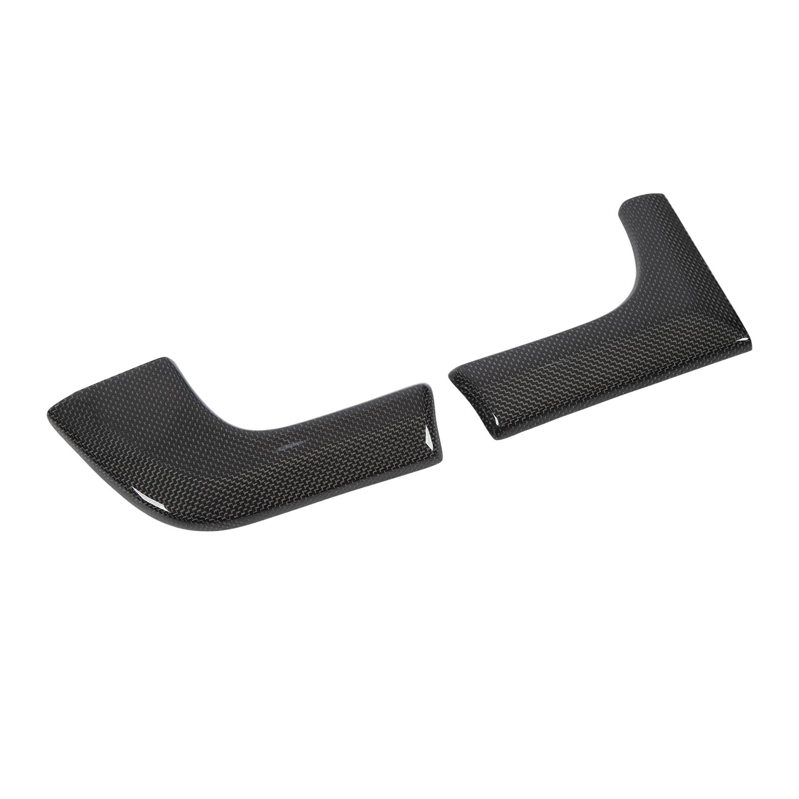 Armaturenbrett-Instrumententafel-Verkleidung, Verschleißfeste Dekorative Konsolen-Instrumententafel-Abdeckung, Kratzfest, 1 Paar für 971 G2 (Kohlefasermuster)