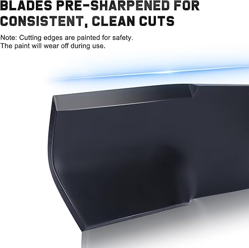 Miniatura 7 de AM141034 - Cuchillas de cortacésped de 42 pulgadas para John Deere D130 D110 D105 D125 X300 Z225 LA135 Z235 42 pulgadas reemplazo AM137327 AM141032