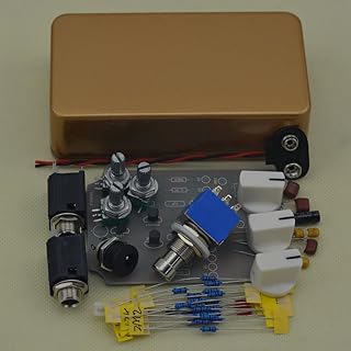 TTONE DIY Analog Tremolo Guitar Effects Pedals Kit Gold Enclosure