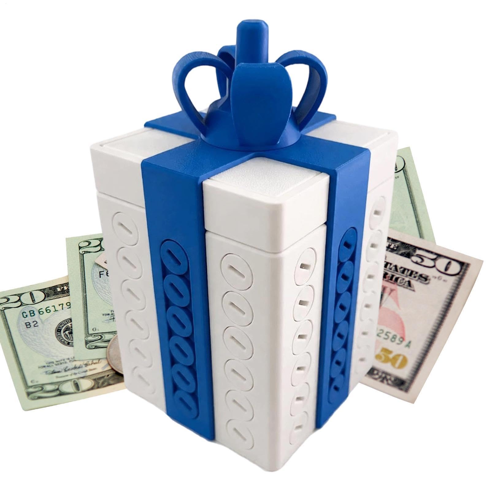 Money Maze Puzzle Box - 3D Printed Assembly, Postcard Storage, Gift Box