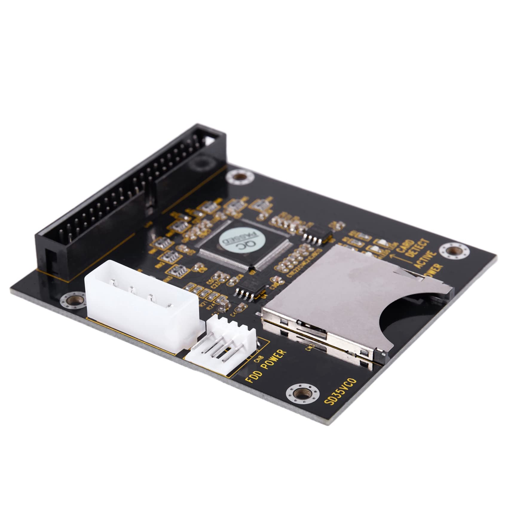 2 x SD SDHC SDXC MMC Card to IDE 40Pin 3.5 Pollice Adapter