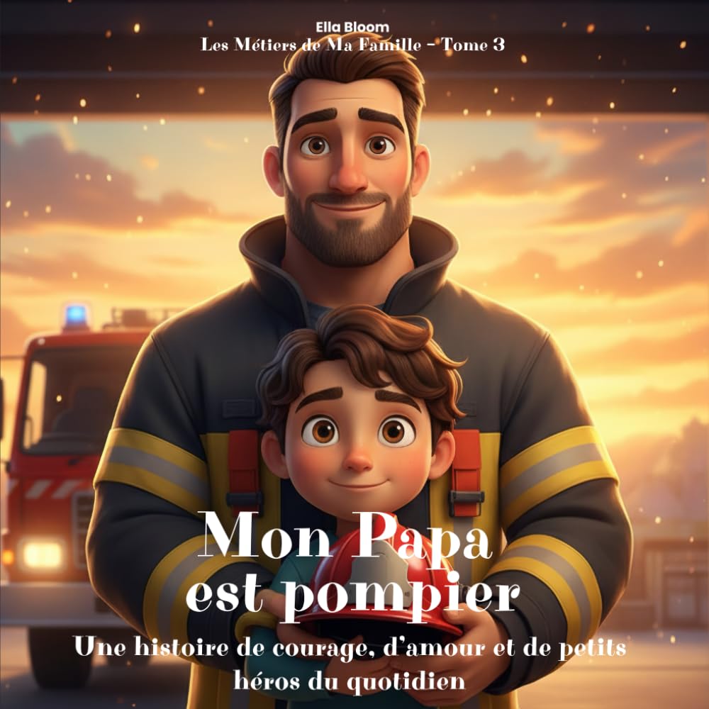 Les Métiers de Ma Famille – Tome 3 : Mon Papa est pompier: Une histoire de courage, d’amour et de petits héros du quotidien