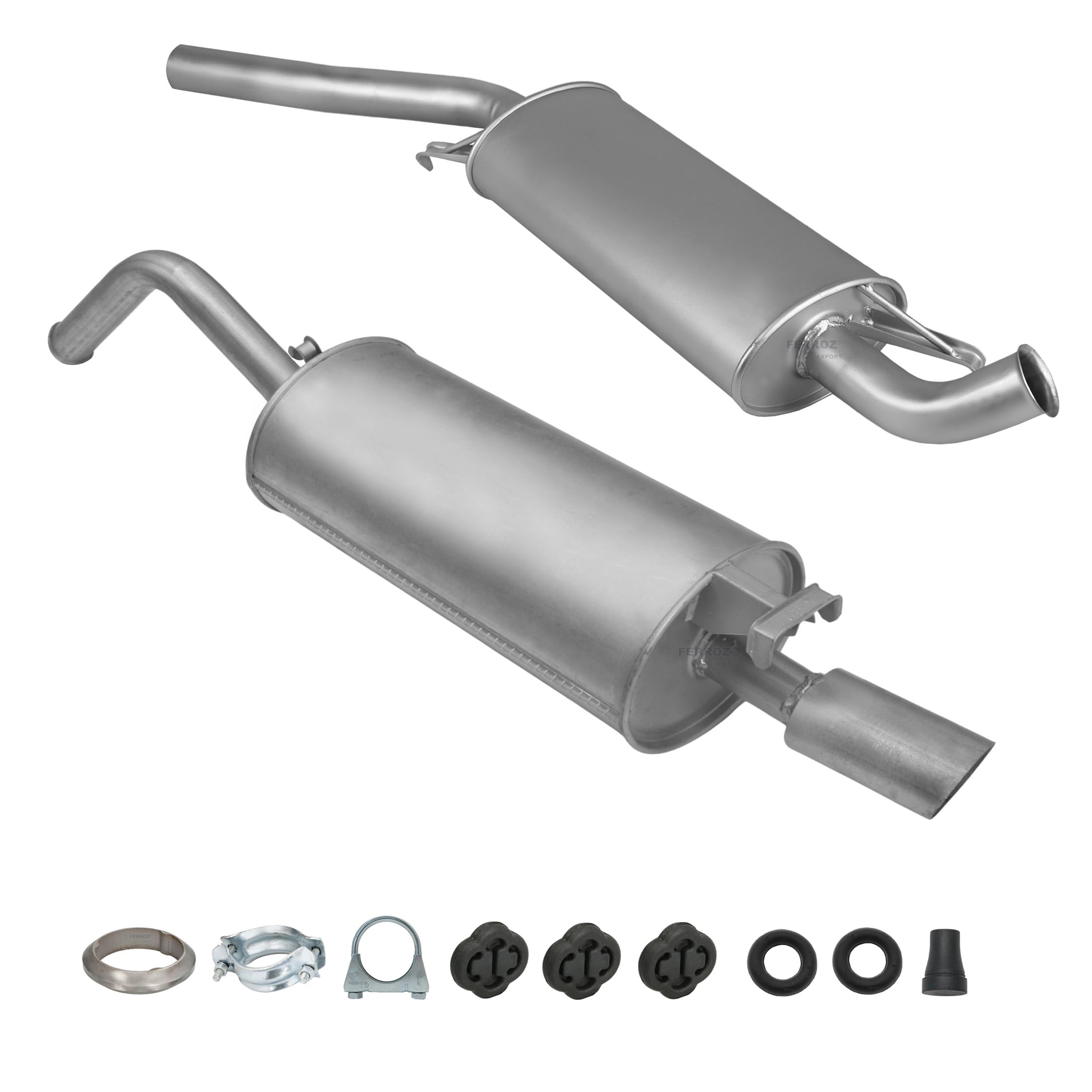 Ferroz Export Ersatz für Auspuffanlage Auspuff Audi A6 100 2.0 16V & 2.3 98KW 103KW 1990-1997 +Anbaukit