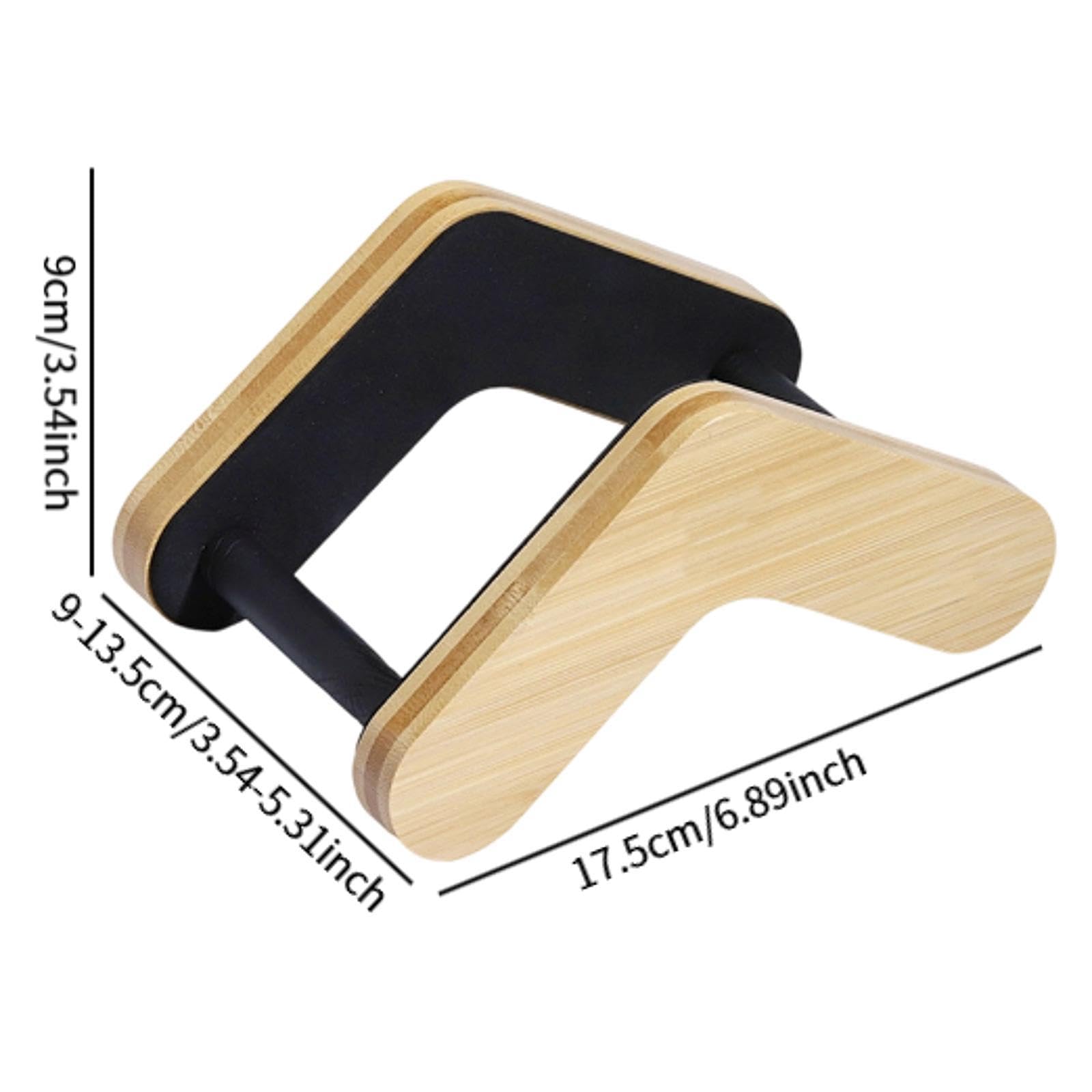 Gralara Holzerner Gitarrenhalter mit Verstellbarer Breite Stabil Und Sicher für Alle Gitarrentypen Einfach zu Transportieren für Konzerte Und Zuhause, L