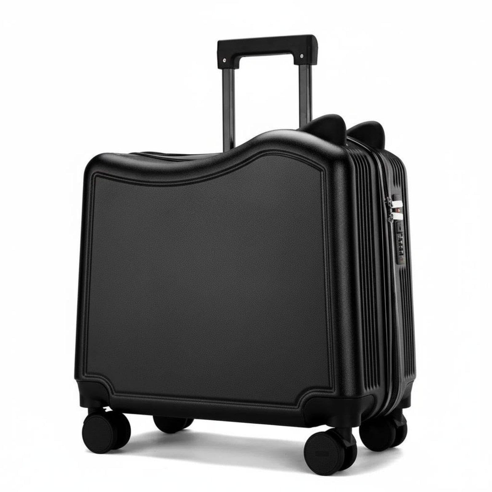 PEXORVA Sit-on Suitcase Rotating Wheels Sit-on Trolley Case Lightweight Kids Rideable Luggage for Young Children, Vacation, Airport Black|Travel| Luggage-image-25
