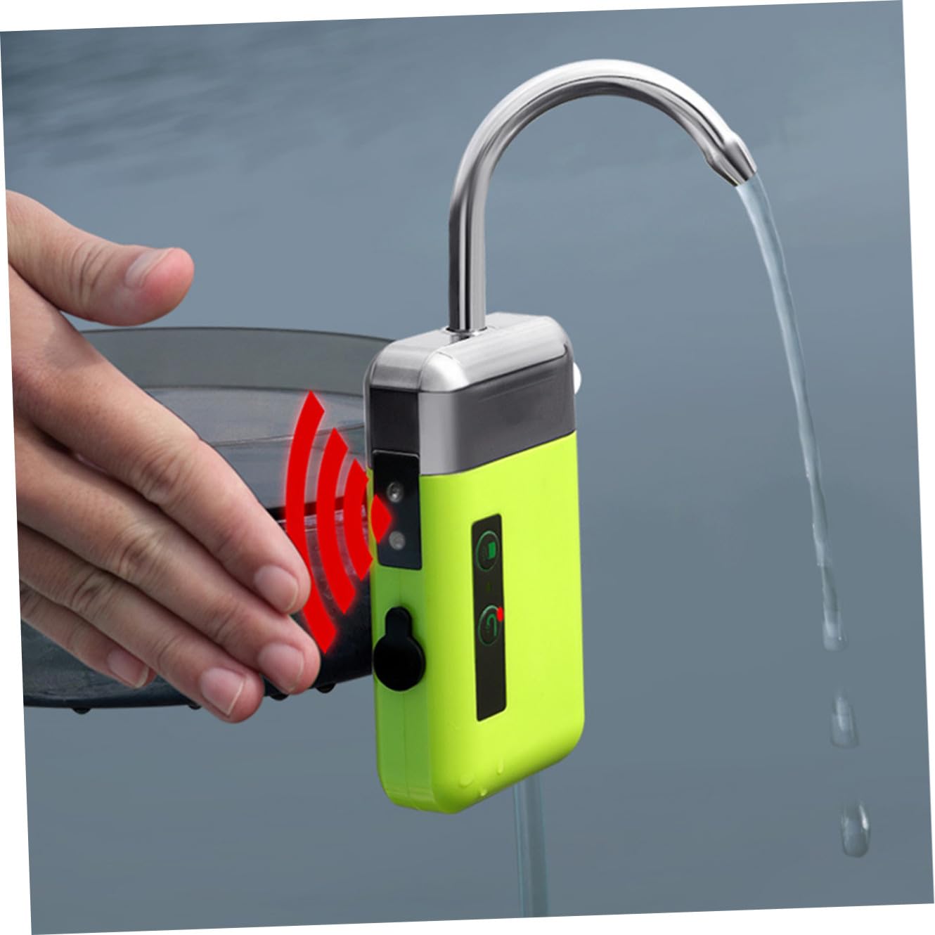 UKCOCO Bomba de Aire Pecera Recargable USB Bomba de Agua para Dispensador de Agua Silencioso para Pesca y Instalación 40
