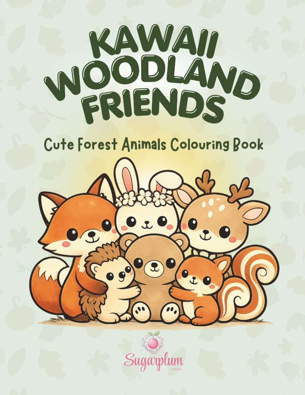 Kawaii Woodland Friends: A Cozy Coloring Book for Kids Ages 4–8