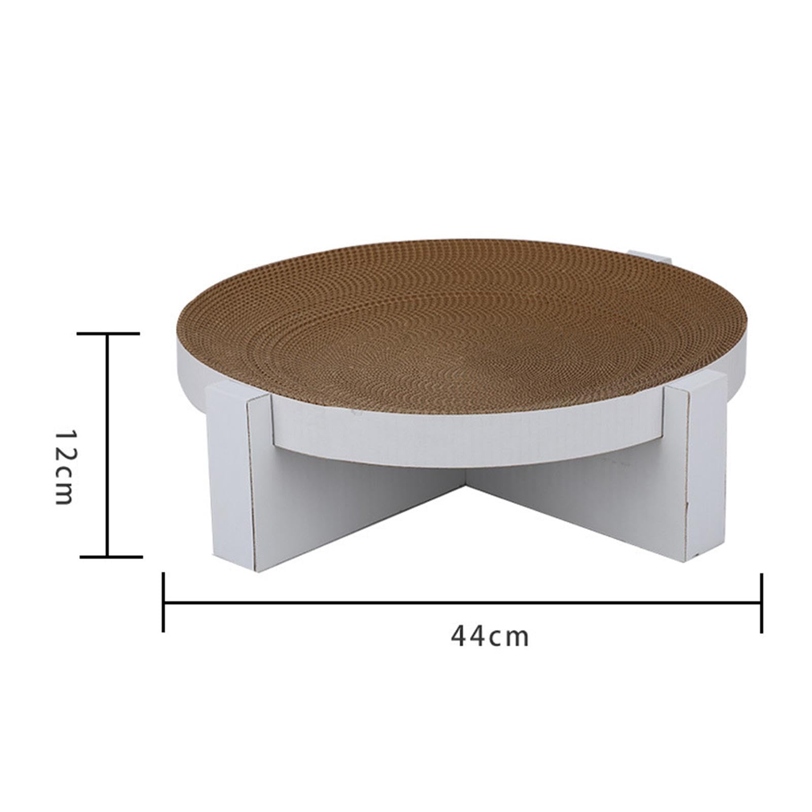 kowaku Cama rascadora de cartón para Gatos, Cuenco rascador para Gatos, Muebles de protección, Juguete de Entrenamiento, Tablero rascador