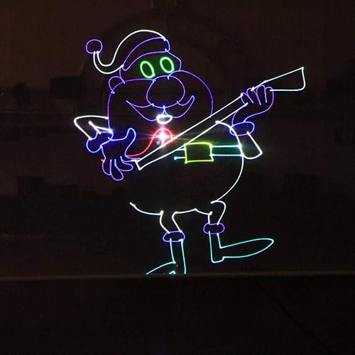 Miniatura 5 de Mini tarjeta SD DMX512 RGB LED Iluminación de escenario Animación DJ Disco Escáner Proyector Luces Efecto Activado por Sonido para Festival Bar Club