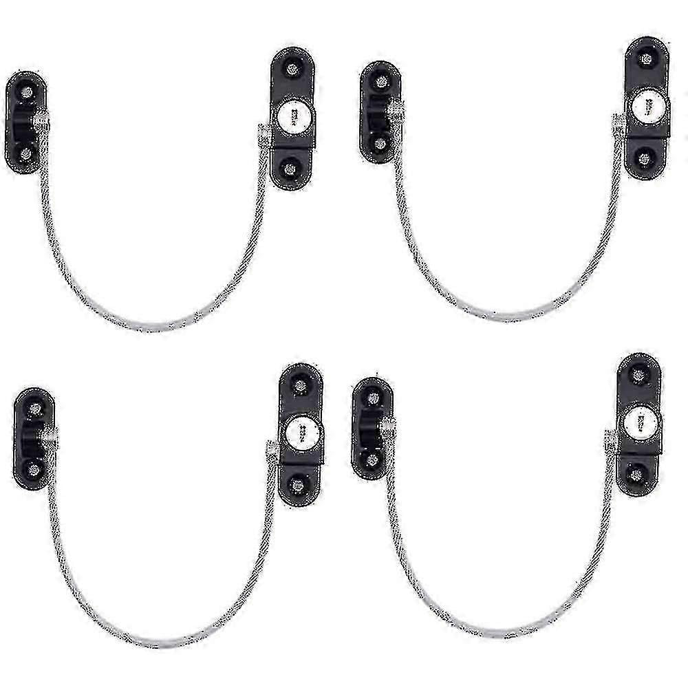 Joyhappst Image Color 4 Pcs Window Restrictor Locks Window Restrictors Baby Security Window Locks Window Locks Door Locks