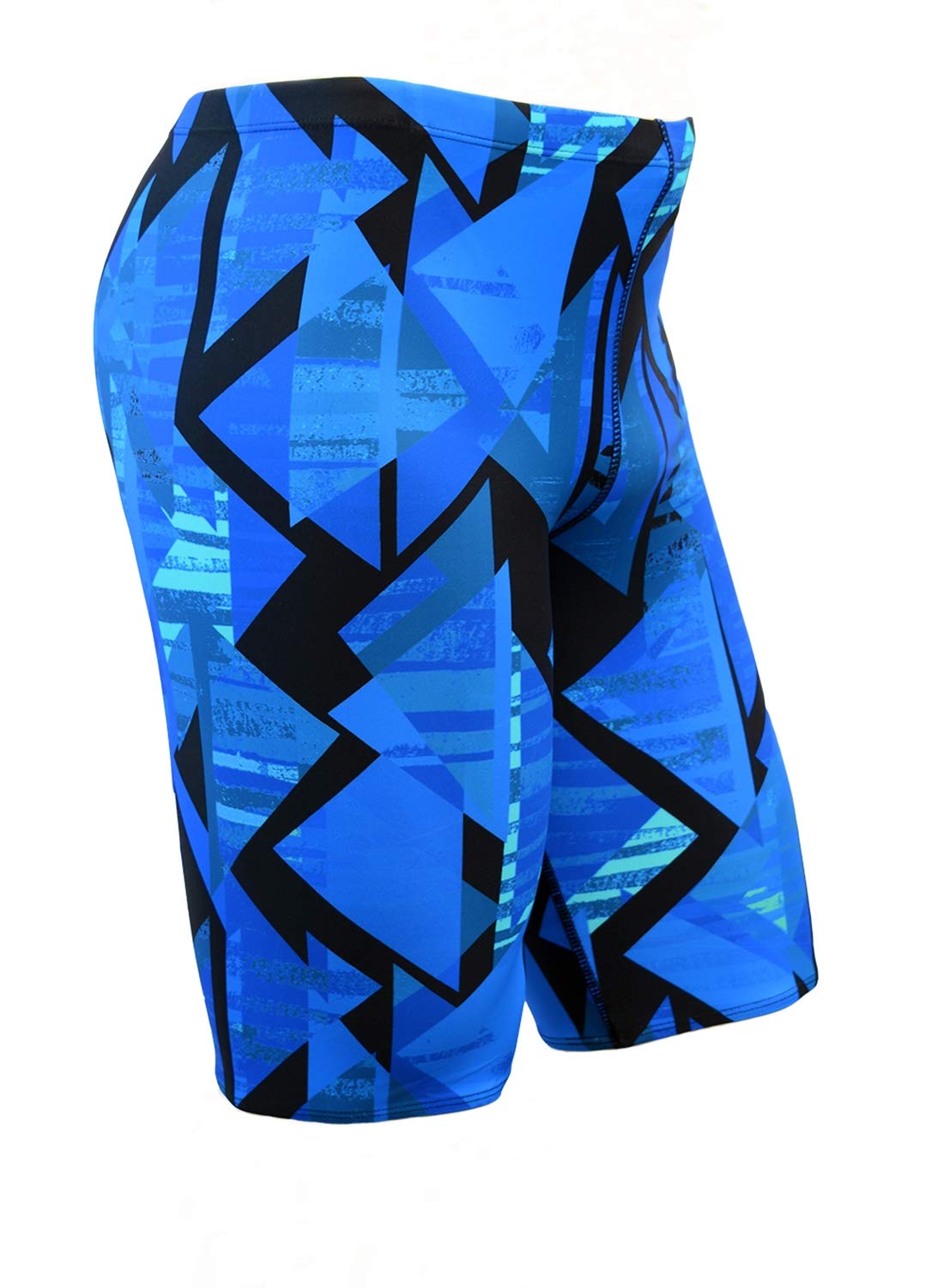 Adoretex Men's Pro Athletic Training Swim Jammers, Printed Durable and Long-Lasting Swimsuit for Boys and Men-MJ014-Blue Combo-30