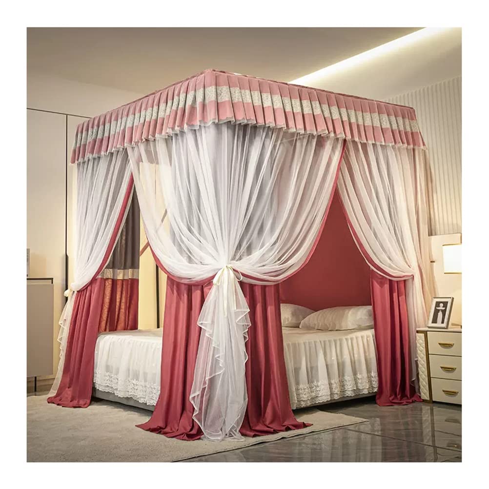 Moustiquaire baldaquin lit de luxe pour créer une chambre de princesse romantique