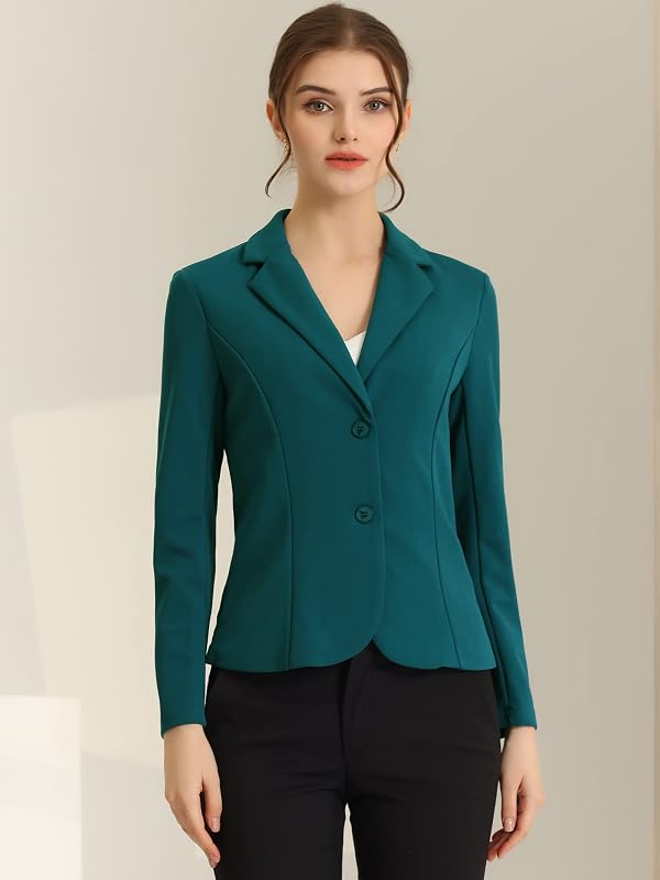 Allegra K Women's Work Office Blazer Long Sleeve Jacket Suit Blazers by Allegra K - Used condition - Image 5