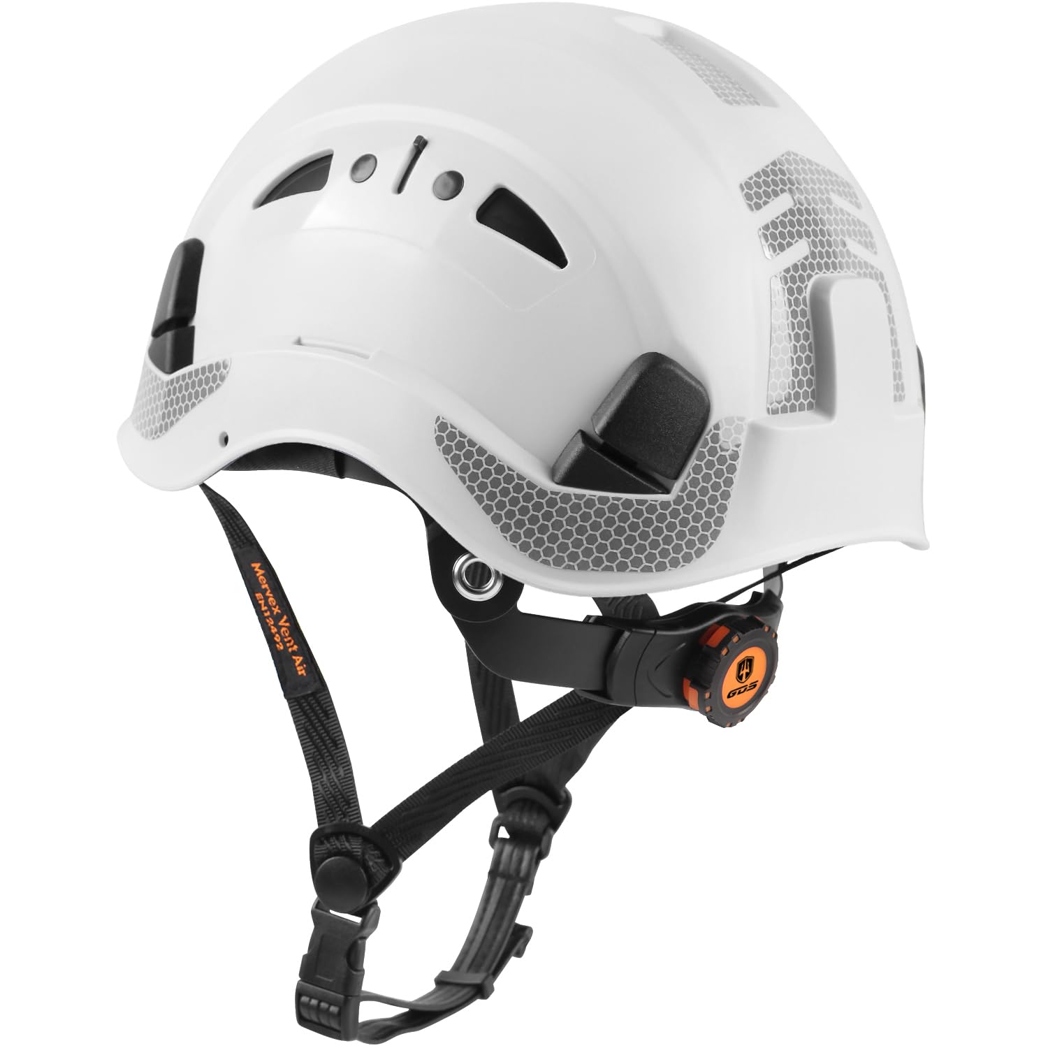 GREEN DEVIL Casque de sécurité ventilé réglable haute visibilité escalade travail en hauteur