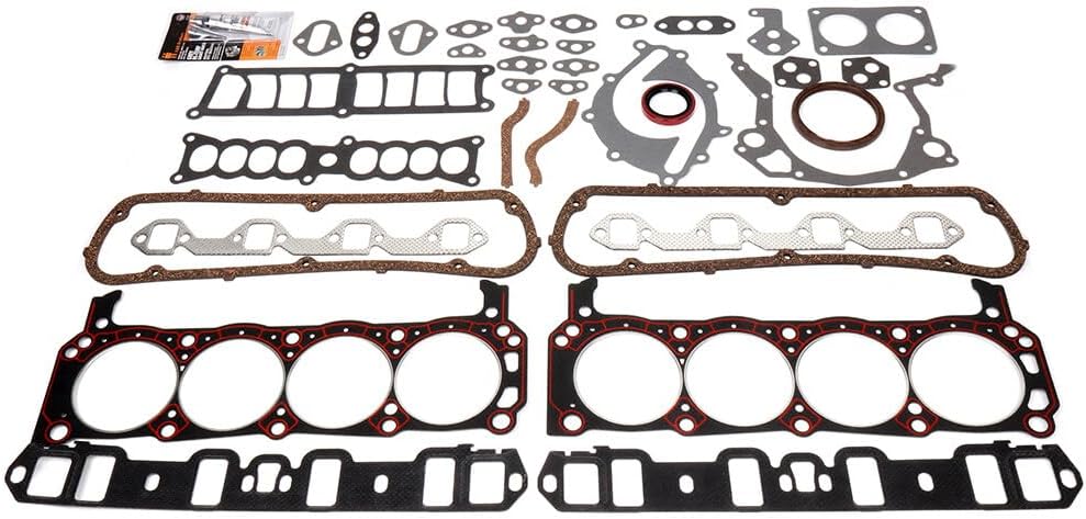 HS8548PT-13 Engine Cylinder Head Gasket Sets Replacement for Ford for Bronco Custom 5.0L Sport Utility 1990-1993 for Ford for F-150 Custom 5.0L Extended Cab Pickup 1990-1992