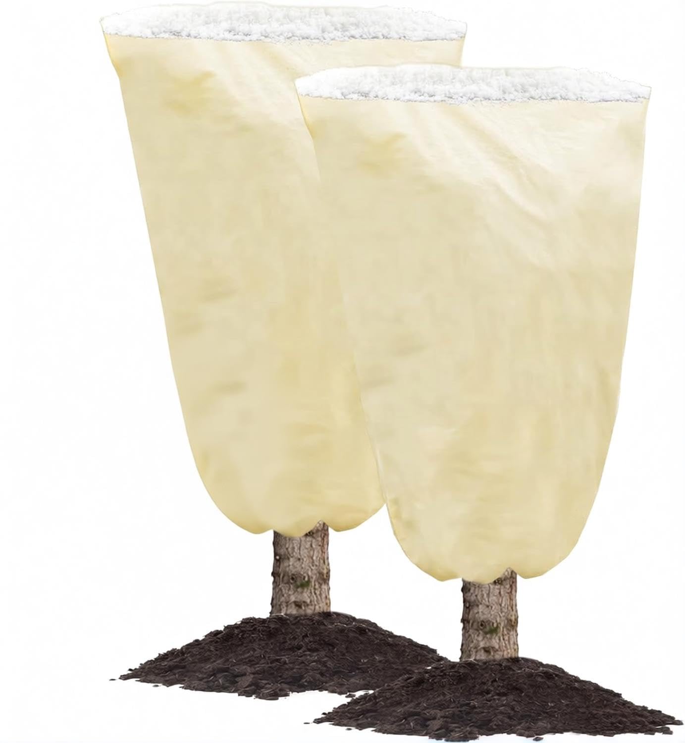 MIXC 2 Packs 120x180 CM Plant Fleece Frost Protection Covers