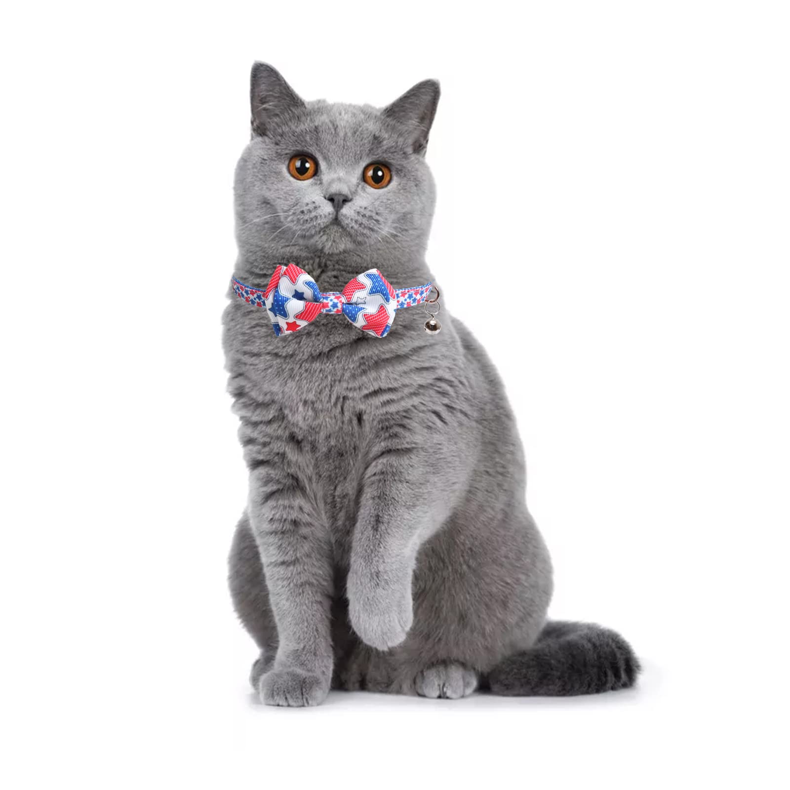 Yardwe Japanisches Katzenhalsband Mit Glöckchen - Verstellbar Aus Baumwolle Mit Holz-Anhänger