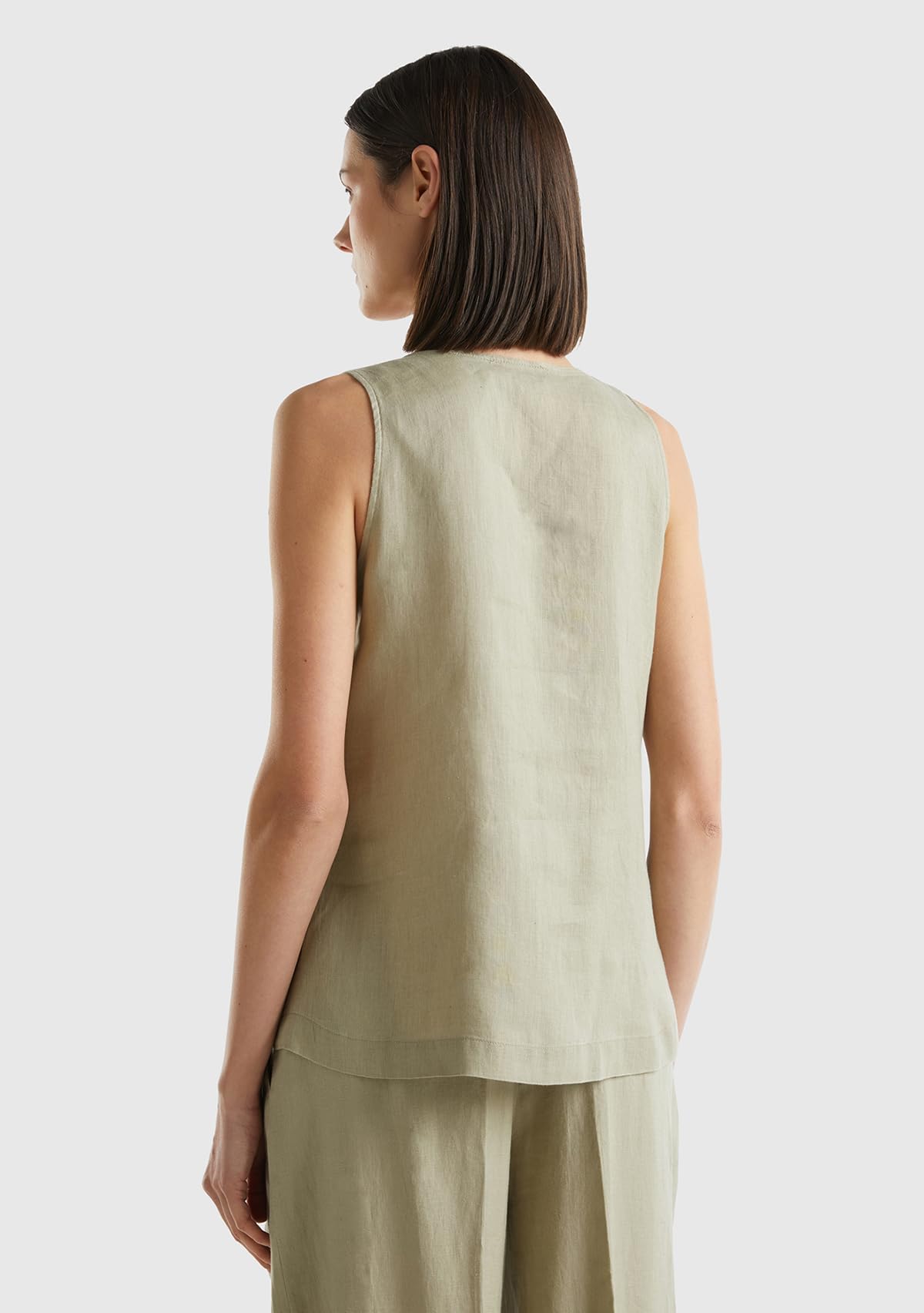 United Colors of Benetton Blusa 5bmldq06w Camisa Mujer (Pack de 1)
