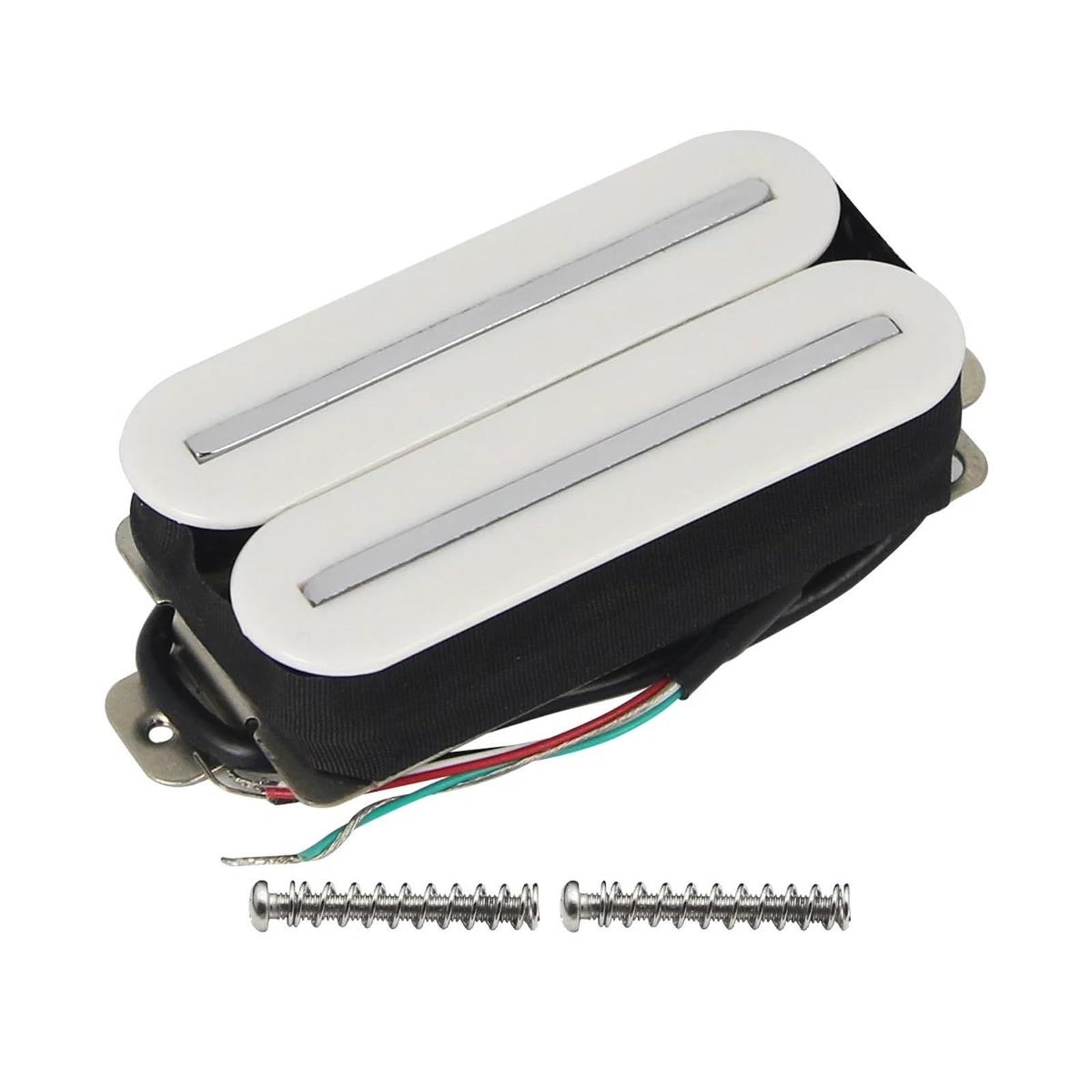 Pastilla De Guitarra Eléctrica Profesional Juego De Pastillas De Guitarra De Cerámica | Juego de pastillas de guitarra SSH de cerámica, 3 uds., pastillas Humbucker de rieles duales, piezas de guitarra blancas