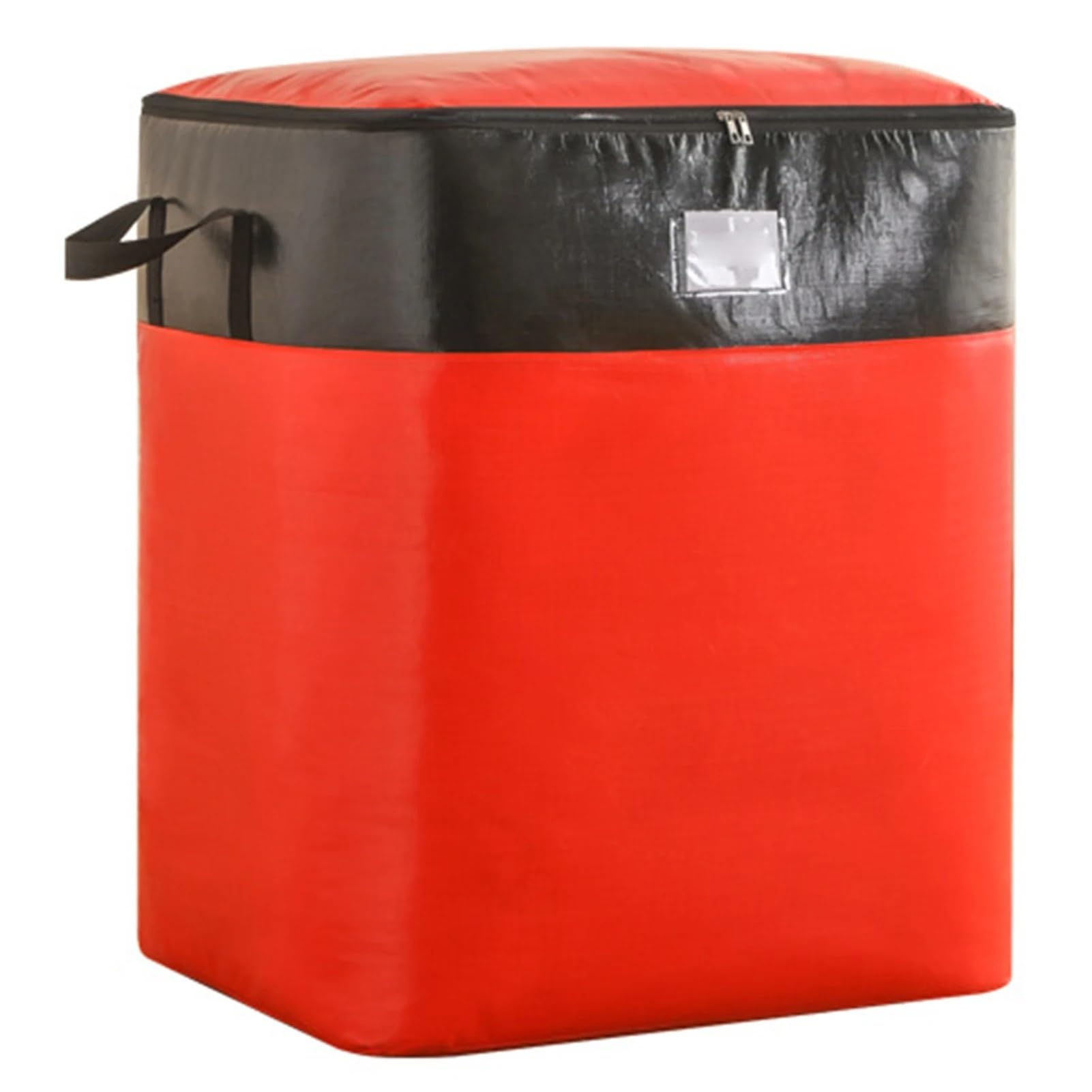 KIFSDLF Collapsible Storage Bag With Handles Waterproof Packing Tote For House Moving(Red,180L)