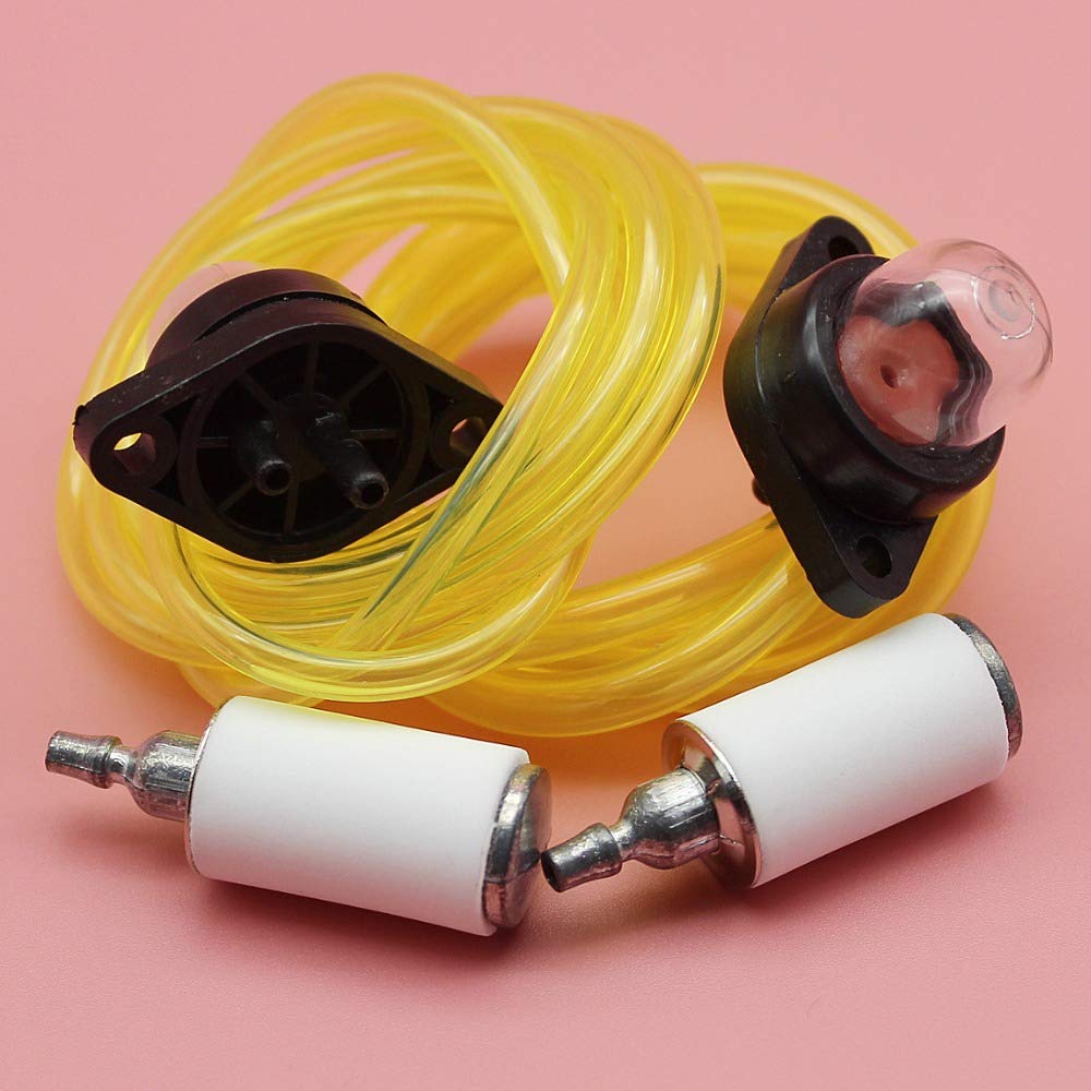 Kit Tubo Filtro Pompetta Primer Per Poulan Craftsman Kit Filtro Carburante Tubo Lampadina Primer Per Decespugliatori Poulan - 4 Misure Incluse, Compatibile Con Molti Modelli Filtro Aria Panda - Foto 8