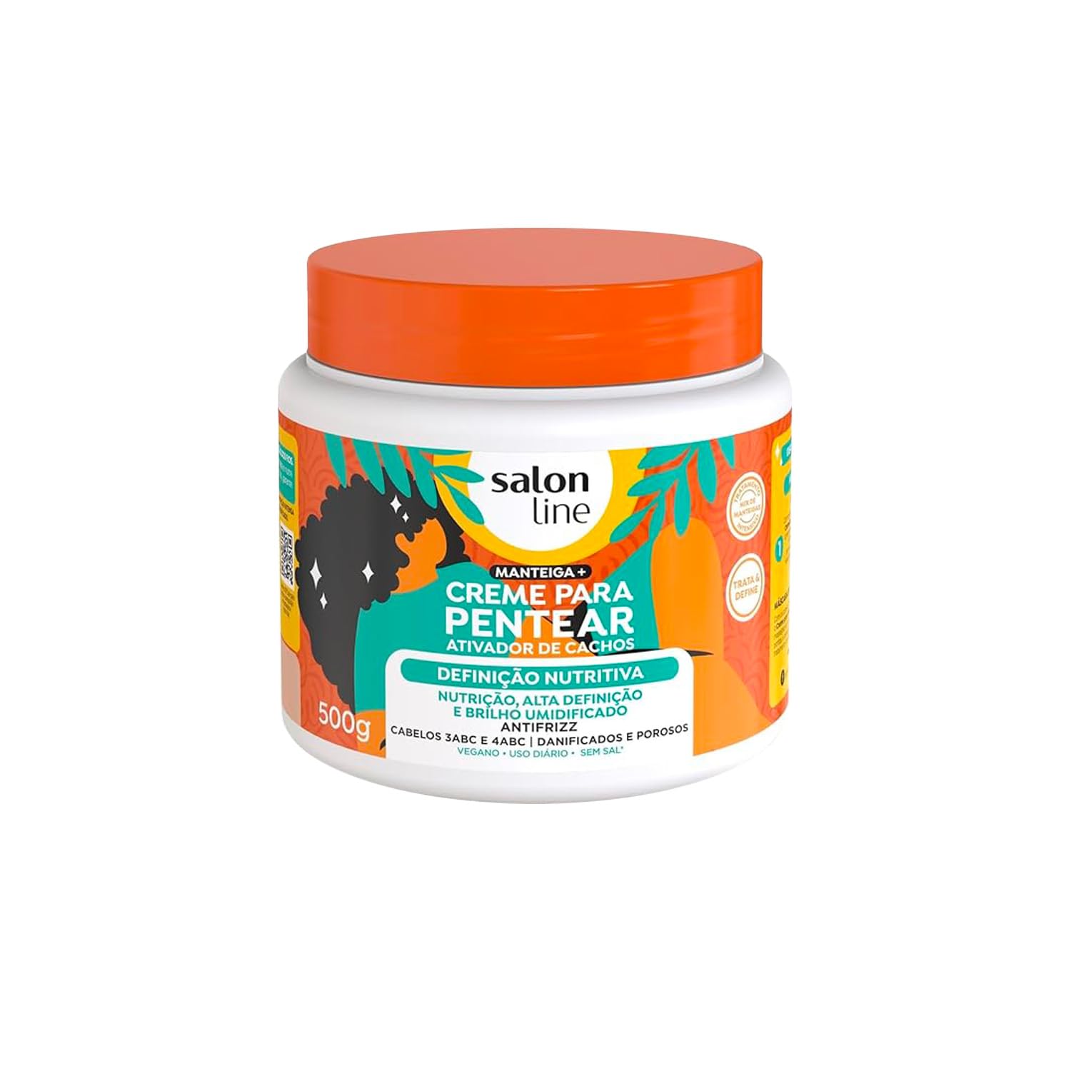 Salon Line - Linha Creme para Pentear - Definicao Nutritiva Manteiga 500 Gr - (Combing Cream - Nutritional Definition Butter Net 19.40 Oz)