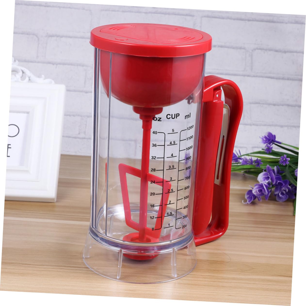 YARNOW Dispensador De Panqueques Separador De Grasas Dispensador De Masa Para Panqueques Herramienta Para Hornear Dispensador De Masa Para Pasteles Eléctrico Amasadora