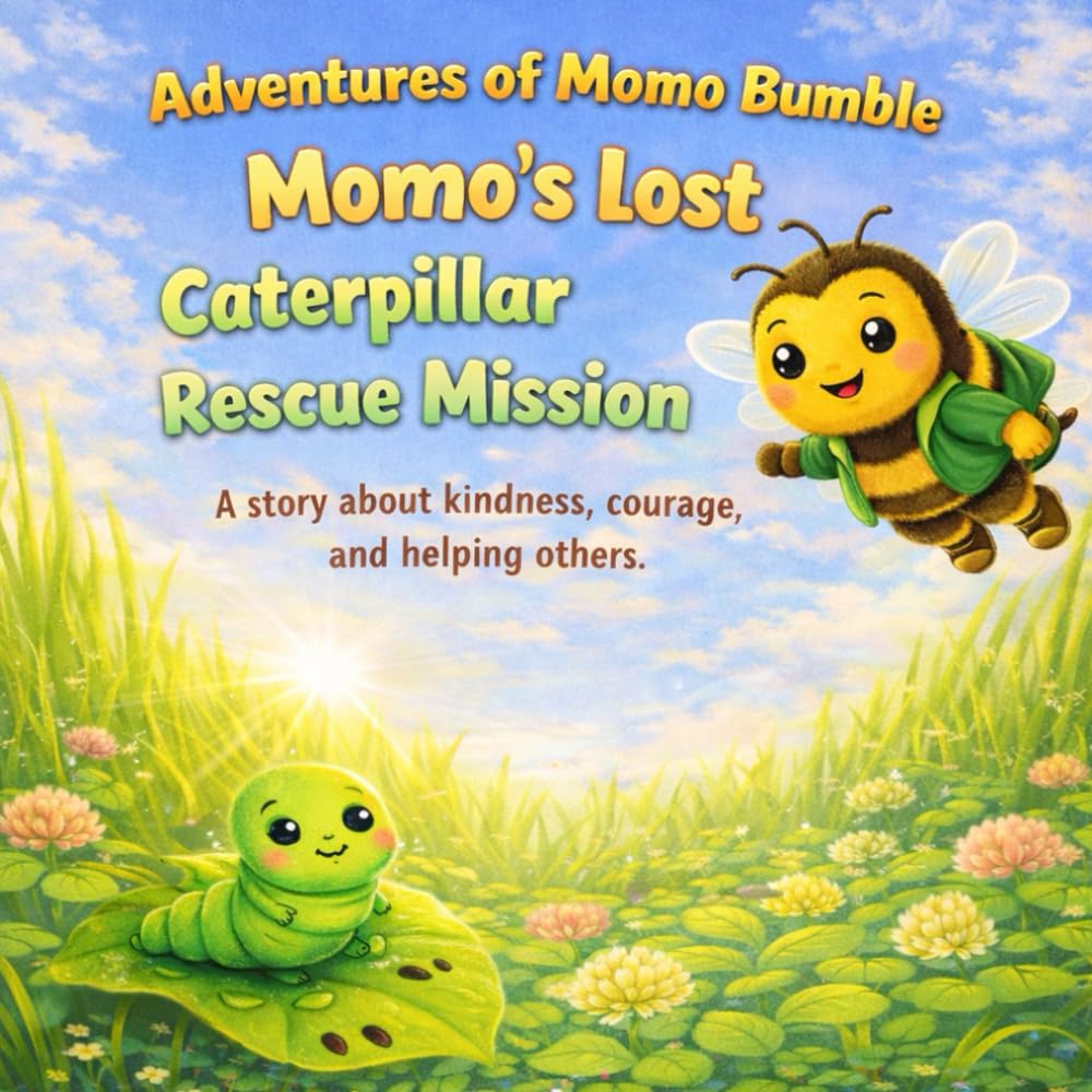 Momo's Lost Caterpillar Rescue Mission: A story about kindness, courage, and helping others. (Adventures of Momo Bumble)