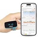 LOOKEE O2 Monitor | Oxygen & Heart Rate Tracker | Vibrating Notification for Low O2 Level | Free Mobile App for Sleep Insights | Fitness, Sports Or Aviation Use Only gallery image