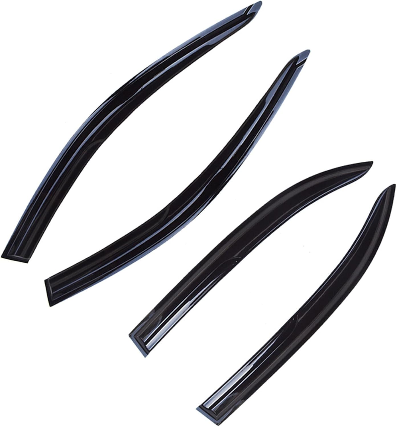 Replacement for Corolla 2003 2004 2005 2006 2007 2008 Sedan Acrylic Window Visors Rain Sun Guard 4Pc