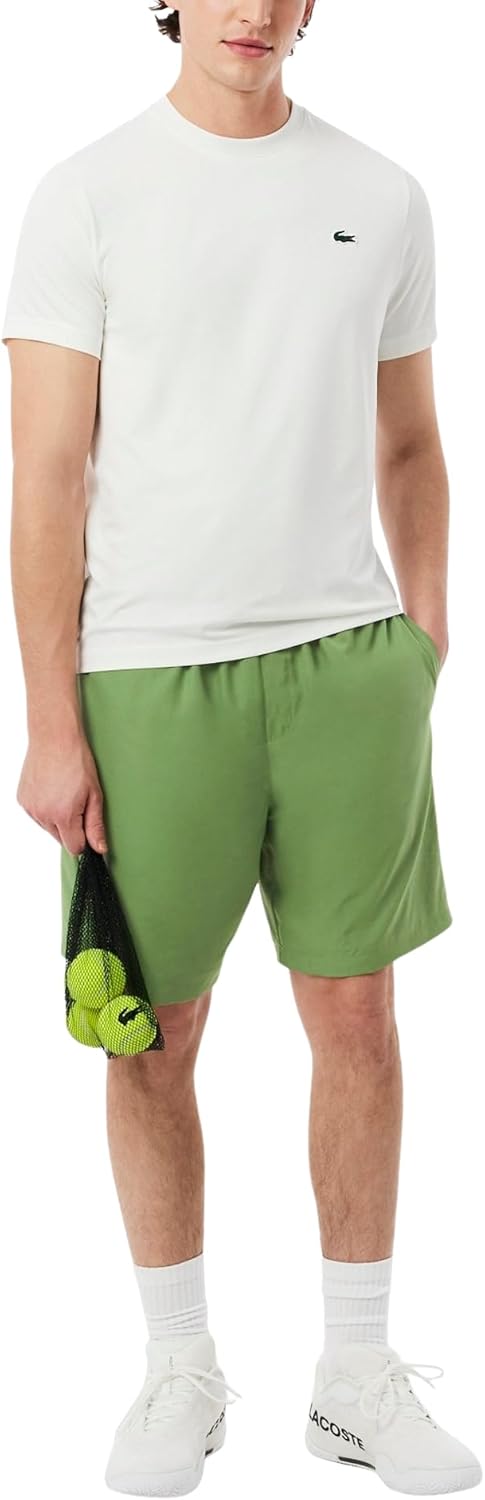 Lacoste Mens Lightweight Diamond Taffeta Tennis Shorts