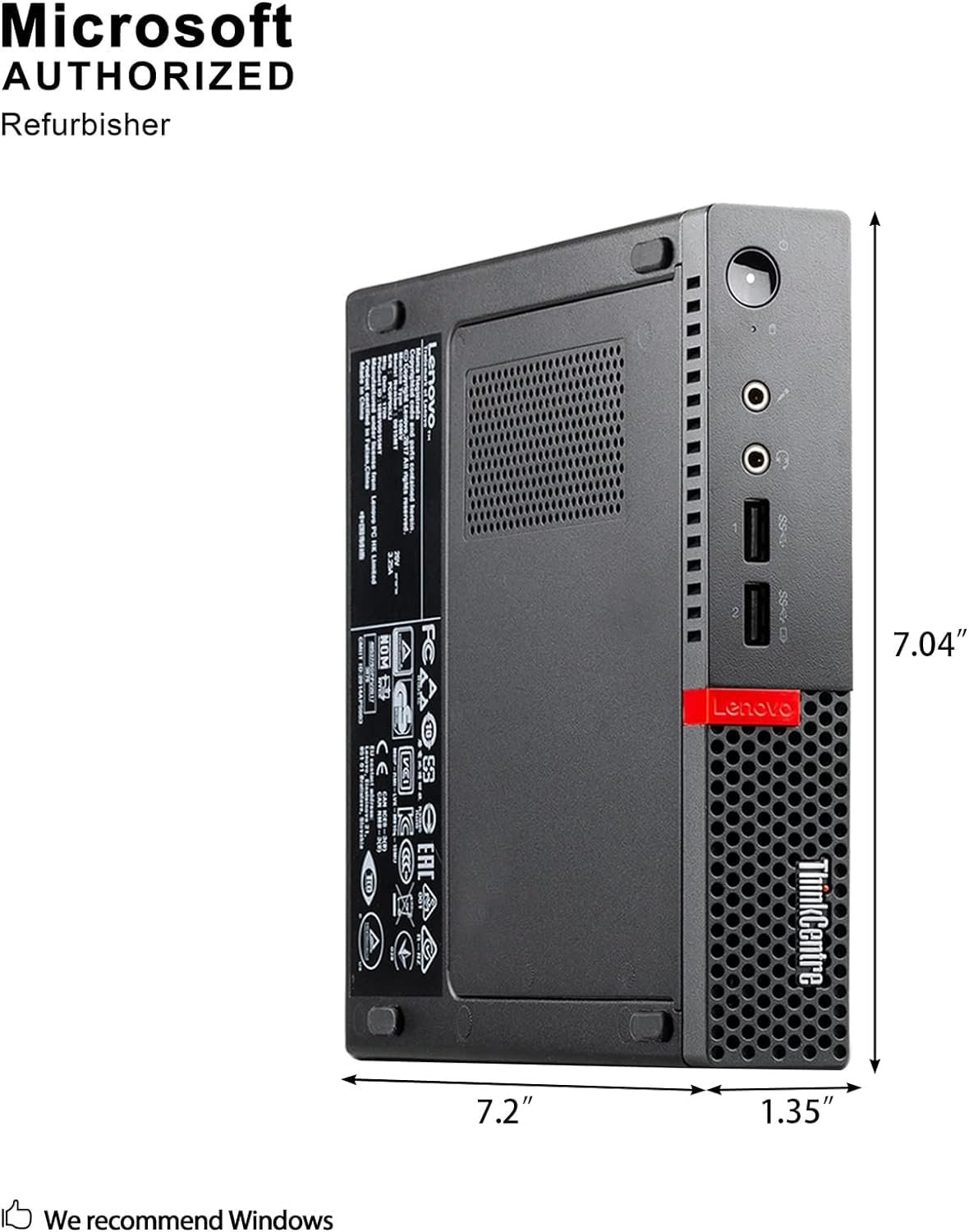 Amazon.com: Lenovo ThinkCentre M710q Tiny Desktop Computer, 7th 