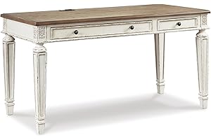 Signature Design by Ashley Realyn Farmhouse Home Office Desk: Elevate Your Workspace...