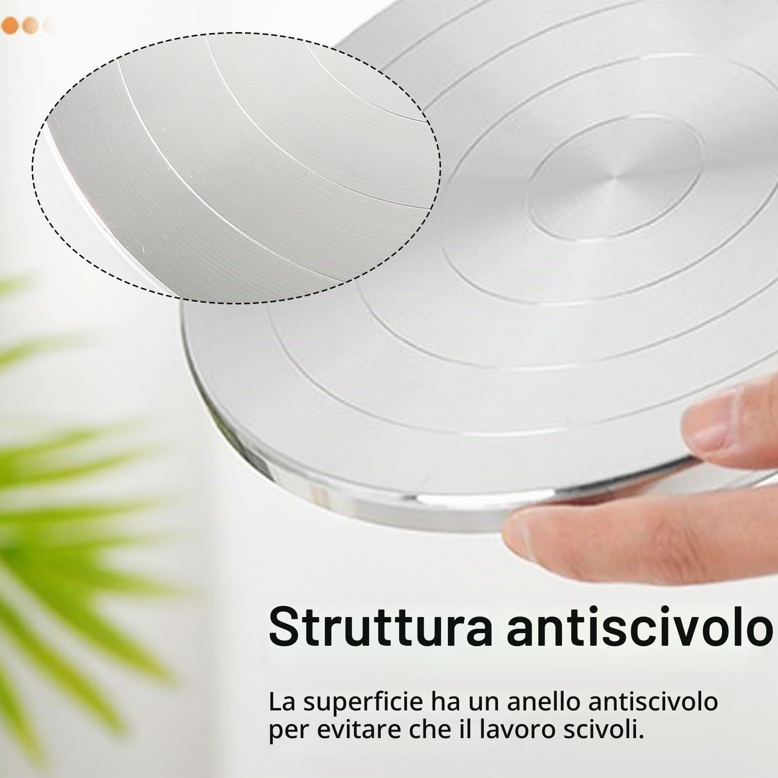 Tornio per Ceramica, 30cm Giradischi per Argilla Artigianale in Alluminio Strumenti Fai da Te Per Argilla Giradischi in Ceramica per Torte A Doppia Faccia Per Modelli di Sculture Decorazione di Torte