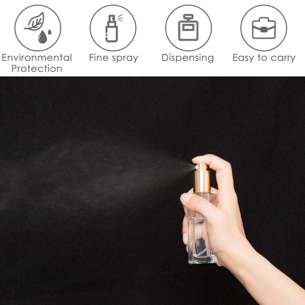 6 Bottiglie Spray In HDPE Da 113g Con Nebulizzatore Fine – 24-410, Ricaricabili, Per Oli E Profumi, Made In USA