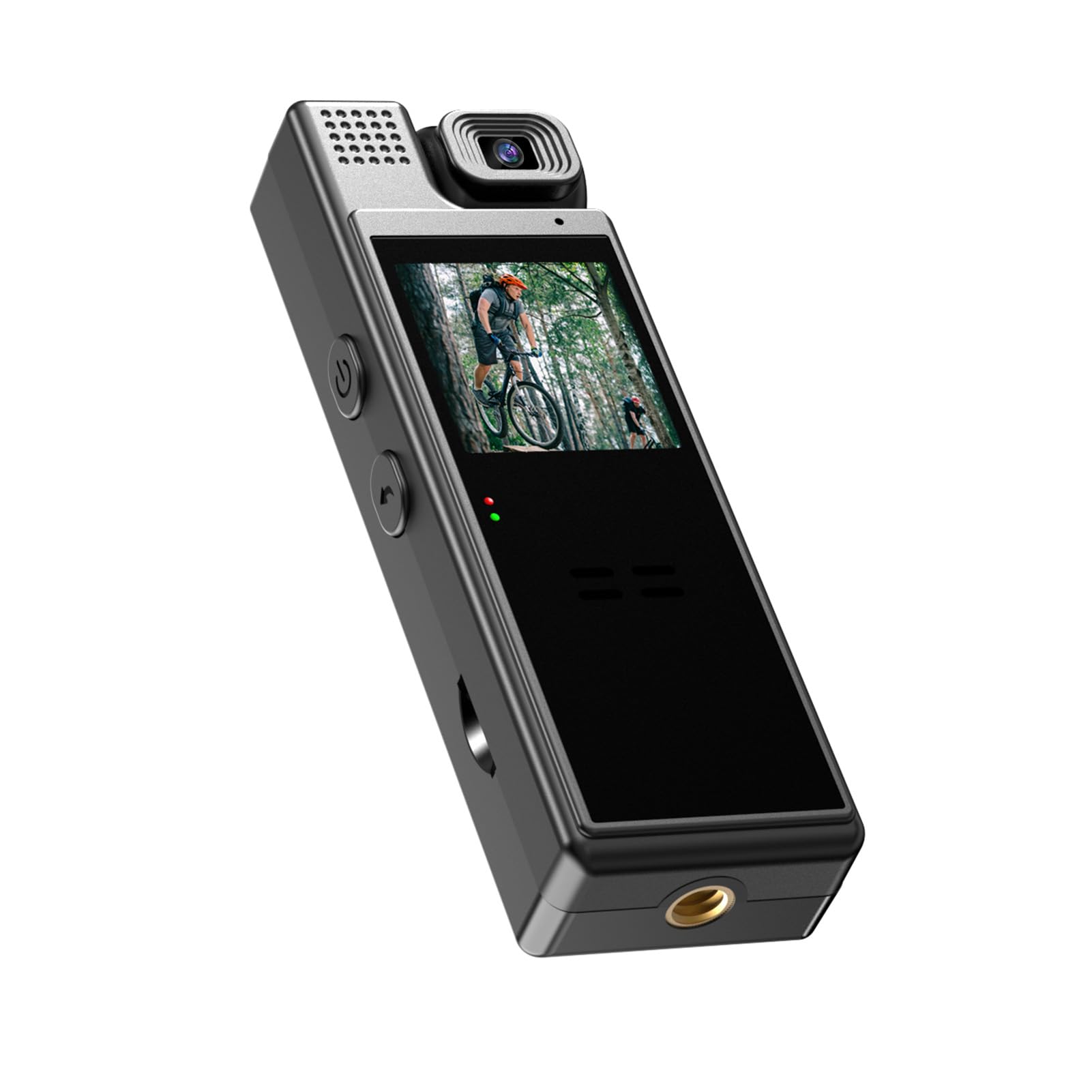 Cámara 4K UHD con grabación de audio y video Lente giratoria de 180° Cámara con 6 horas de duración de la batería con pantalla TFT de 1,3 pulgadas Detección de movimiento