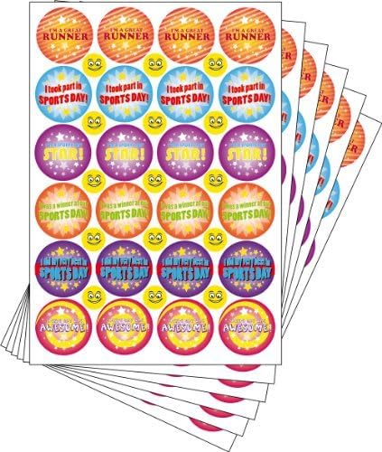 Sports Day Themed Reward Stickers