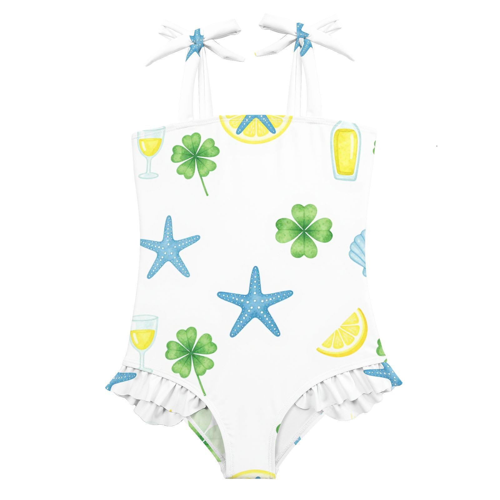 FRODOTGV Costume da bagno intero ad asciugatura rapida, costume da bagno da spiaggia per neonata