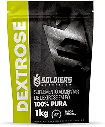 Dextrose 1Kg - 100% Puro Importado - Soldiers Nutrition