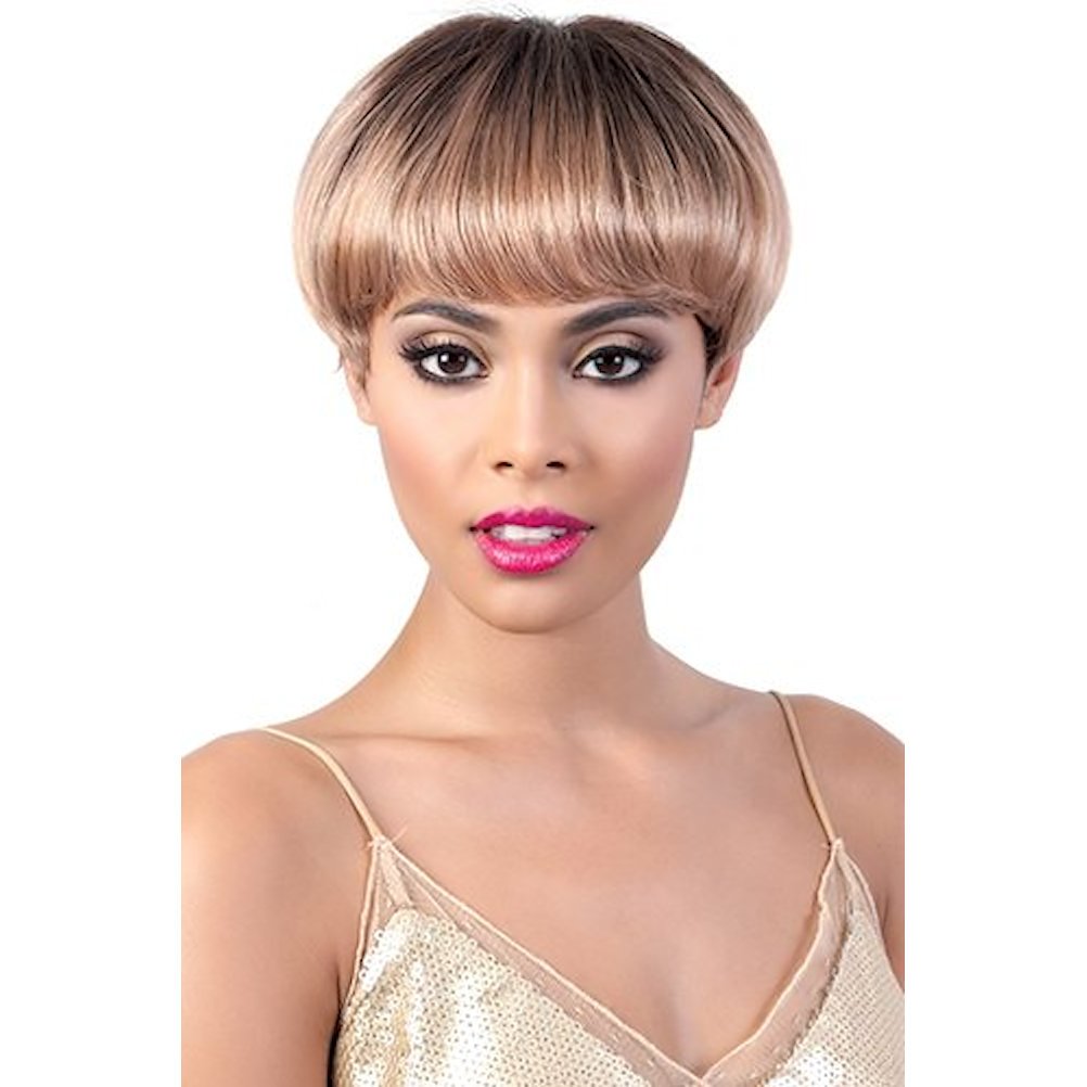 Motown Tress (Hr. Amber) - Remy Human Hair Full Wig in JET BLACK