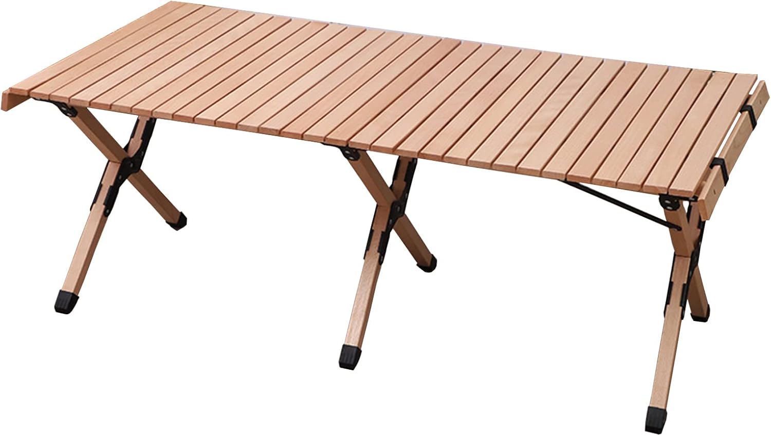 PrimaevalColossus Mesa de Camping con Superficie de Madera Portatiles Plegable Ultraligero con Bolsa de Transporte, para al Aire Libre, Picnic, Playa, Senderismo, Pesca