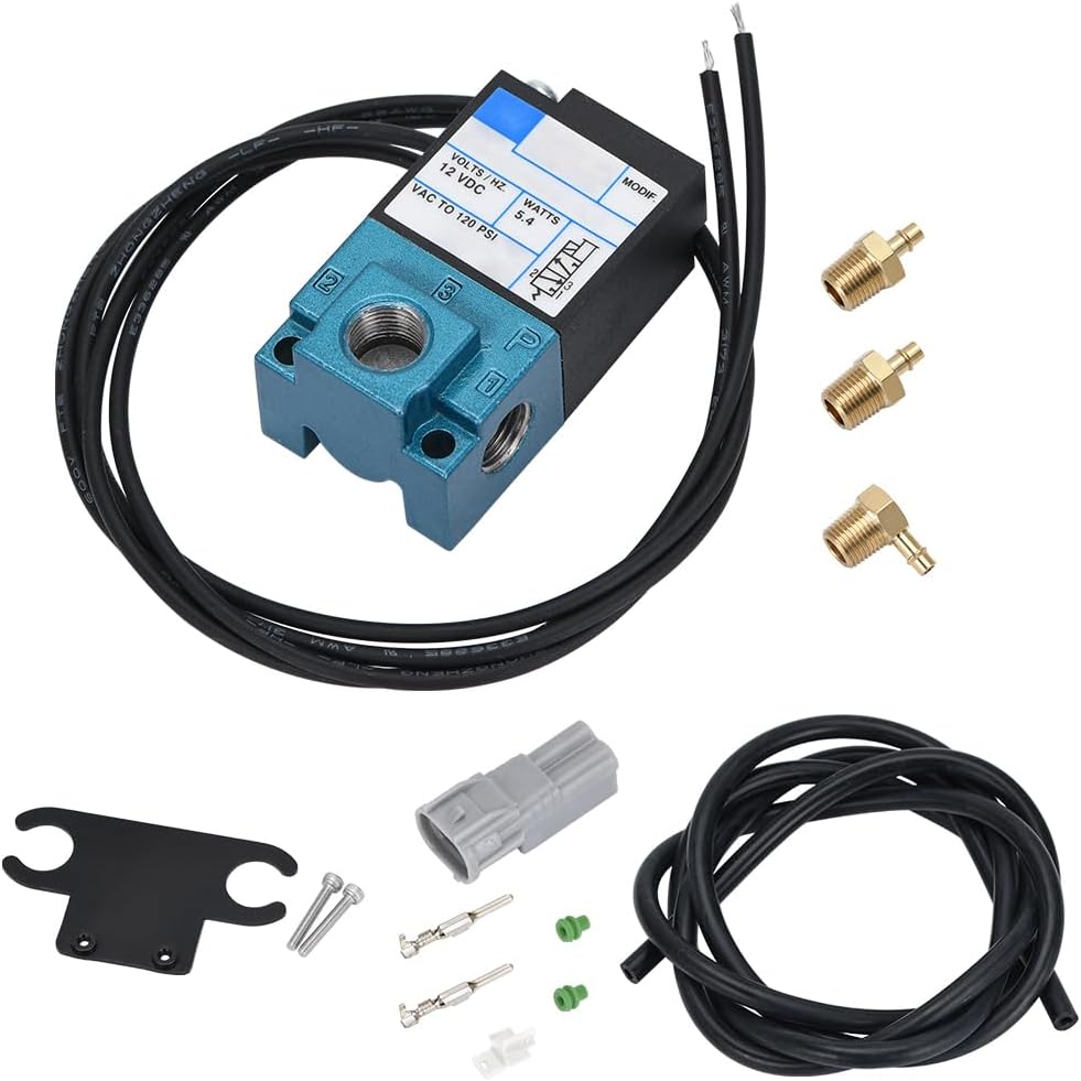 Elettrovalvola Controllo Boost 3 Vie DC 24V 5.4W - Per Turbo, Kit Con Raccordi, 35A-AAA-DDAA-1BA - Foto 12