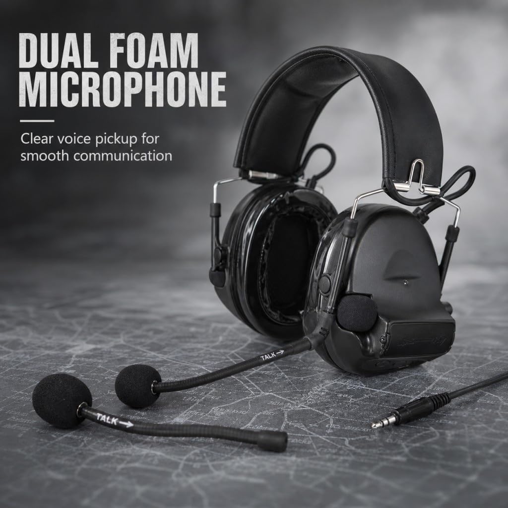 Tapones For Los Oídos Tácticos De Silicona C2, Color Negro, Reducción Ruido, Auriculares con Pastilla Sonido For Uso Táctico Diario