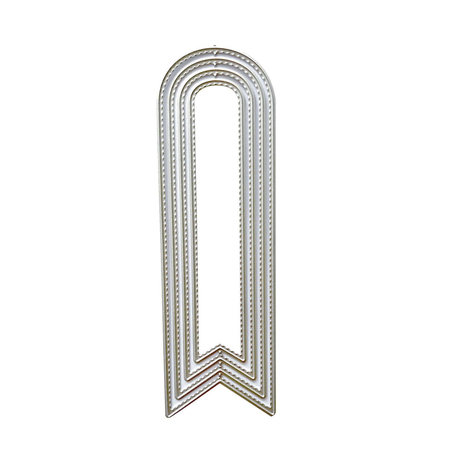 Tsophreniq Bookmarks Embossing Cutting Dies for Birthday Card Invitation Making Scrapbooking Album, Die Cuts Template