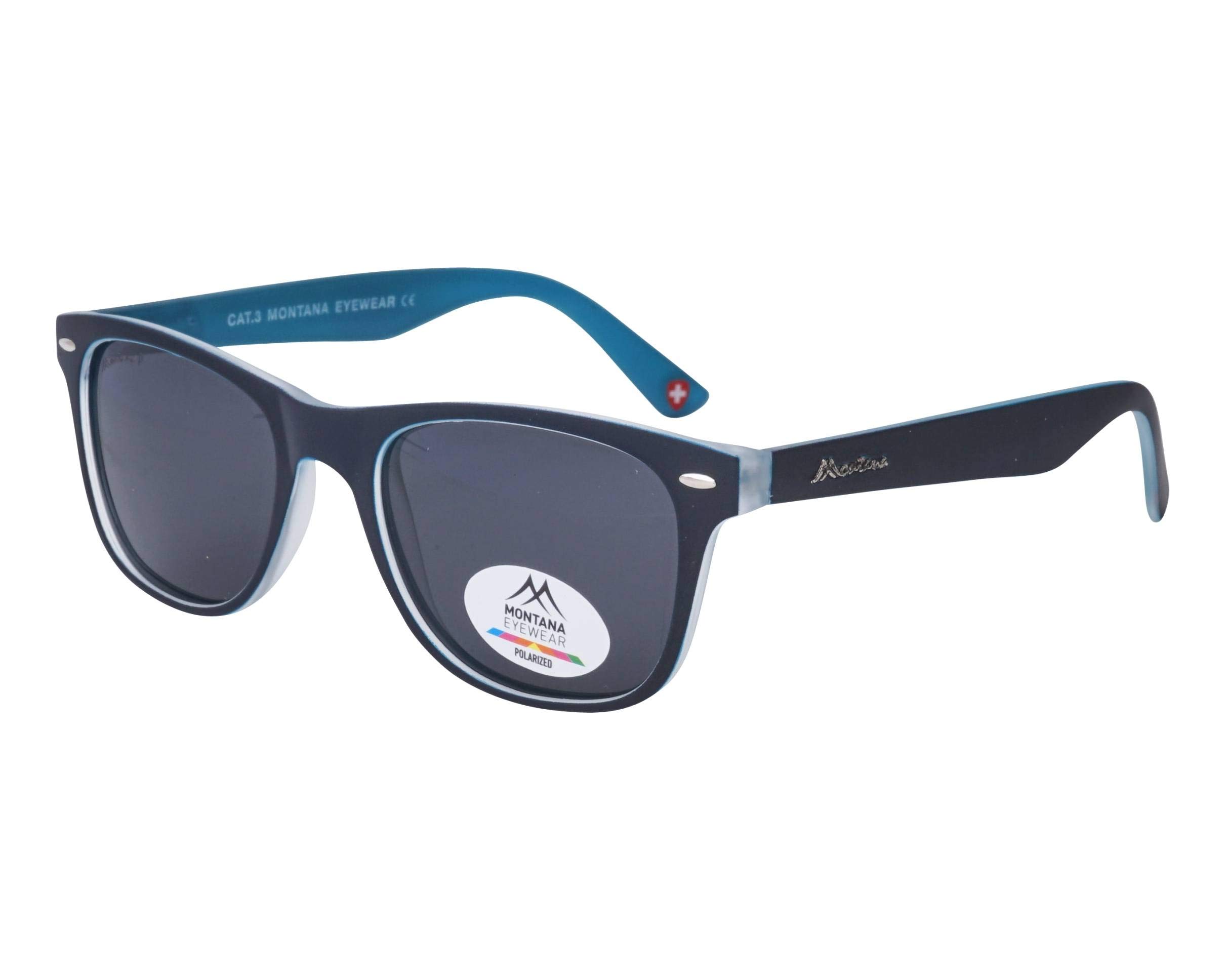 MontanaEyewear Mp10c Sunglasses, Blue/Light Blue, 53 cm